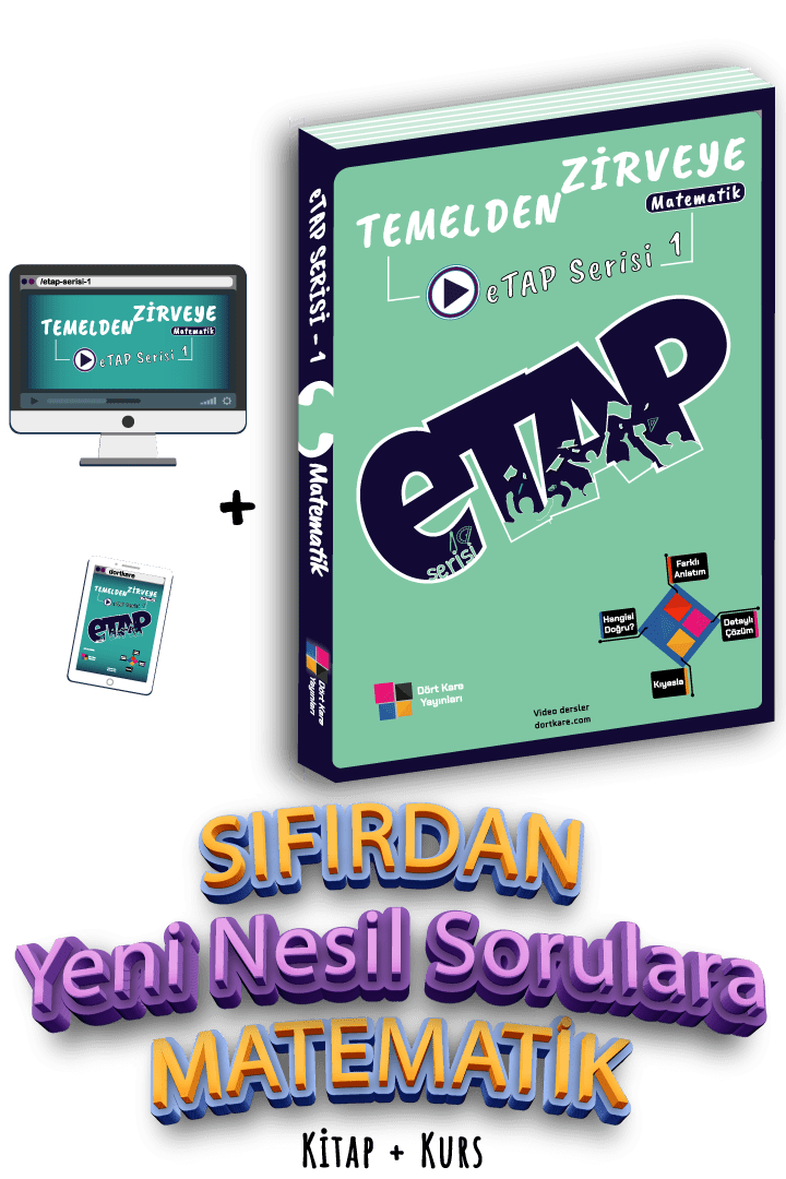 Temelden Zirveye Matematik ETAP Serisi 1 kitap kapağı